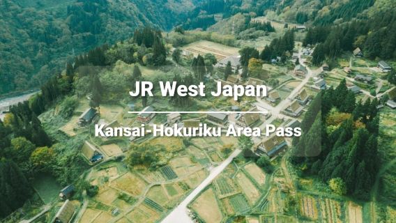 JR PASS Khu vực Kansai & Hokuriku vé đi lại bằng tàu hỏa 7 ngày (vé điện tử)