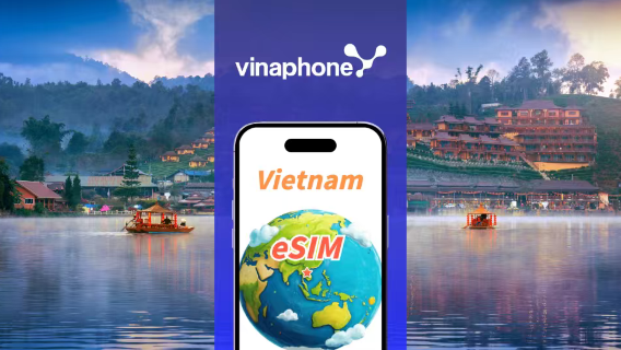 베트남 현지 eSIM | 비나폰 | 1~30일 일일/데이터 패키지 | 즉시 사용 가능 | QR 코드