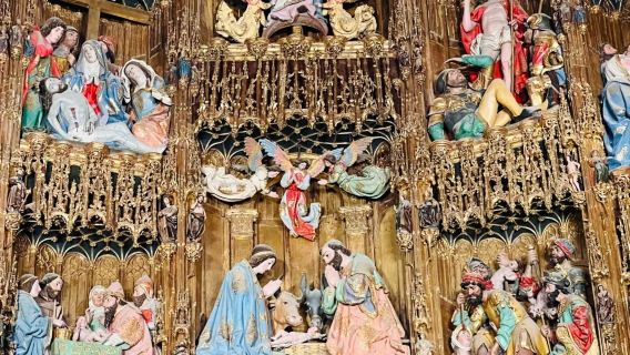 Madrid pergi-balik: Toledo bandar lama tiga agama + lawatan sehari kincir angin Consuegra