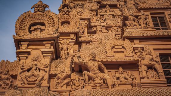 Desde Madurai: Tour de un día a Trichy, Thanjavur y Pondicherry