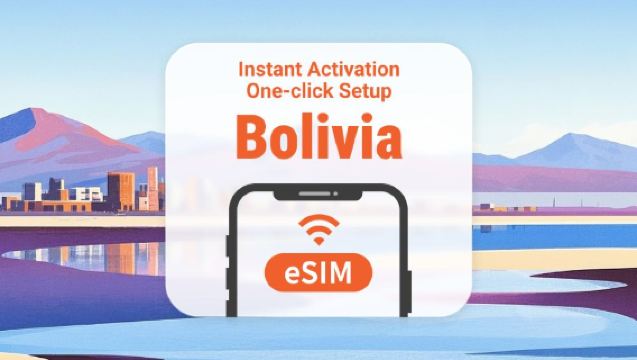 Bolivya eSIM | tam AI ve TikTok erişimi | 1–30 gün | QR kod
