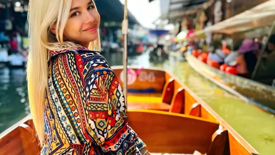 Bangkok Damnoen Saduak Floating Market + Maeklong Railway Market 1-day tour