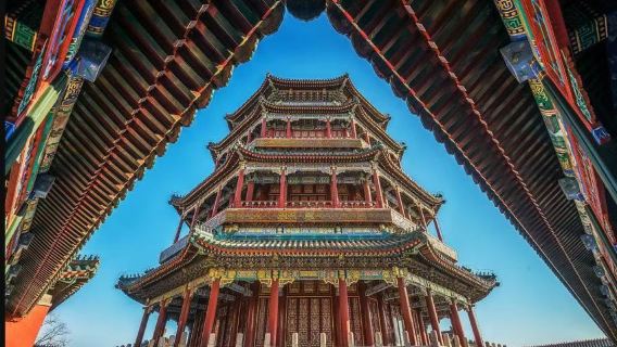 Busbillet til Mutianyu-muren og Sommerpaladset i Beijing [inkluderer transport frem og tilbage | inkluderer transferbus | dybdegående guiding]