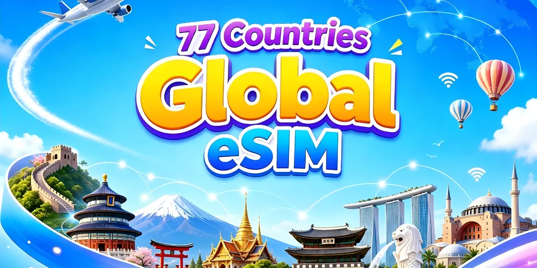 eSIM Global (77 países) 5G/4G