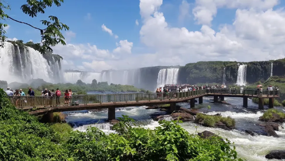 Departing from Foz do Iguaçu, Brazil | Tour of Iguazu Falls on the Brazilian side + bird park with hotel transfer