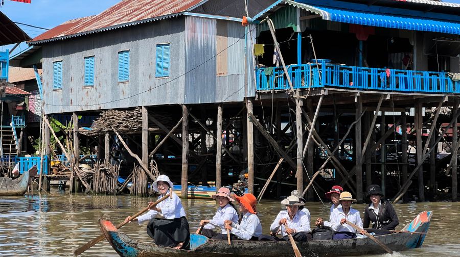 暹粒：庫倫山、崩密列與洞里薩湖水上村莊日遊