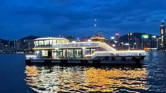 Hong Kong al atardecer y por la noche: crucero por el puerto Victoria, dim sum estilo Hong Kong con estrella Michelin y experiencia de puesta de sol