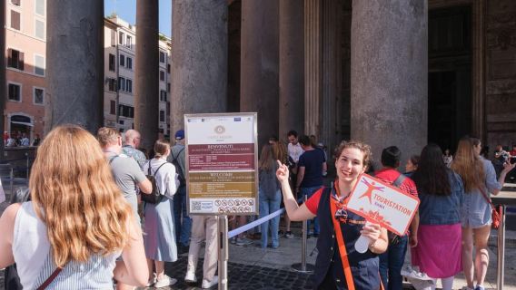 Rome: Tour đi bộ có hướng dẫn và Vé vào cửa ưu tiên Đền Pantheon