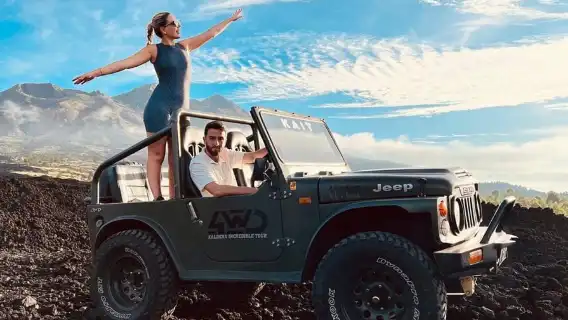 峇裡島:巴杜爾山日出吉普車之旅(含溫泉)