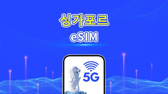 싱가포르 eSIM | 5G/4G | 일간/총 데이터 패키지 | 고속 네트워크 | 자연일 과금 | 1~30일 | QR 코드