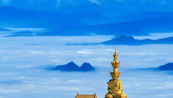 Berangkat dari Chengdu: perjalanan satu hari Gunung Emei dan Buddha Raksasa Leshan (Silakan hubungi layanan pelanggan terlebih dahulu untuk pemandu wisata yang berbicara bahasa asing)