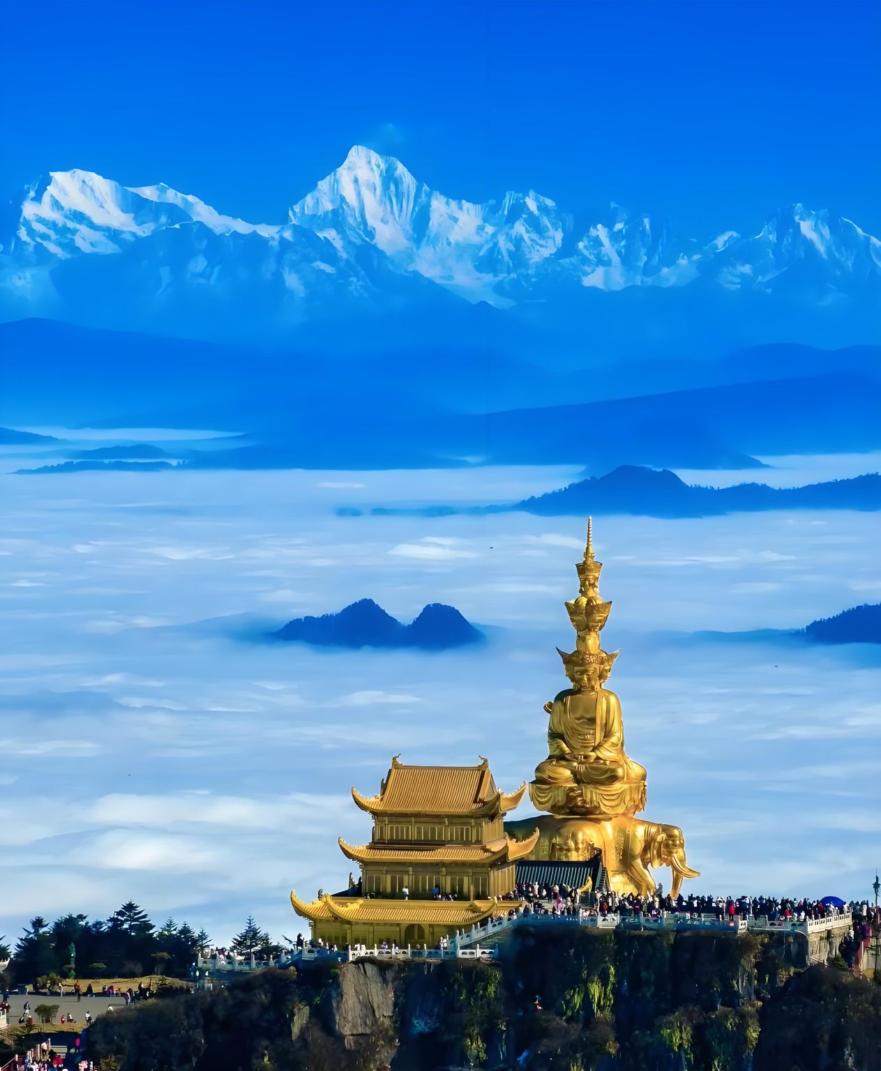 Departing from Chengdu: Mount Emei + Leshan Giant Buddha 1-day tour (contact customer support in advance for guides speaking other languages)