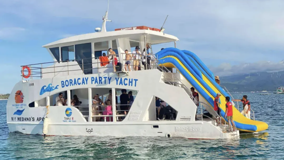Boracay Party Cruise, Party Boat, Party Yacht, Sunset Cruise ,Sunset Boat, Sunset Yacht ( Snacks,Fresh Fruits,Unlimited Cocktails and DJ on board)
