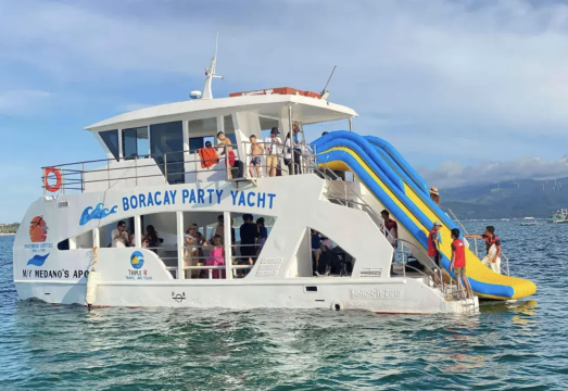 Boracay Party Cruise, Party Boat, Party Yacht, Sunset Cruise ,Sunset Boat, Sunset Yacht ( Snacks,Fresh Fruits,Unlimited Cocktails and DJ on board)