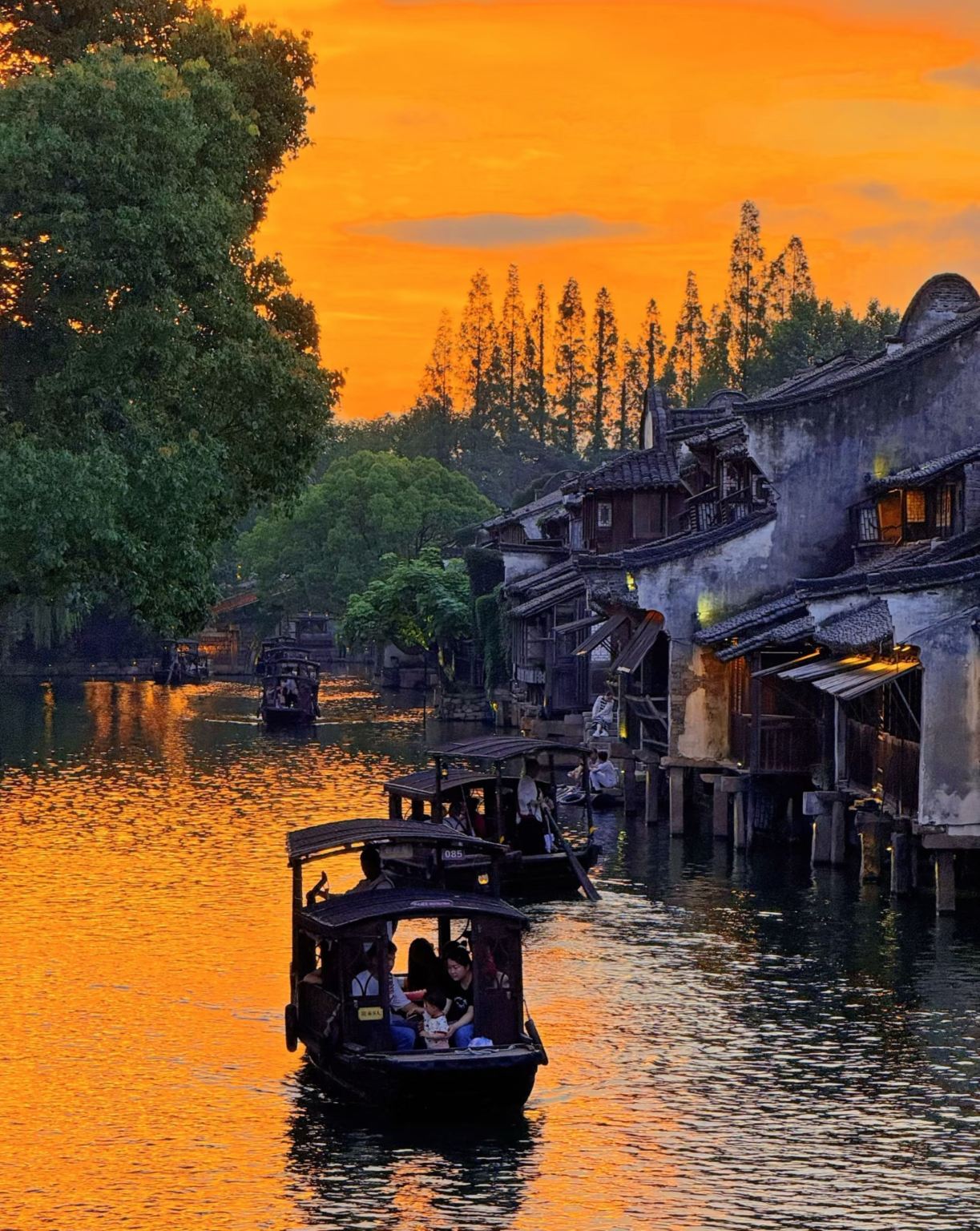 ทัวร์ส่วนตัวเซี่ยงไฮ้ไปกลับเจียซิงและอูเจิ้น 1 วัน (เลือกไกด์นำเที่ยวภาษาจีนหรืออังกฤษได้)