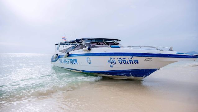 Excursión en lancha de medio día desde Krabi a la Bahía de Phang Nga y la Isla 007 con traslado ida y vuelta desde hoteles en Krabi | Explora el pueblo flotante de Koh Panyee + la cueva del helado de la isla Panak + la isla 007