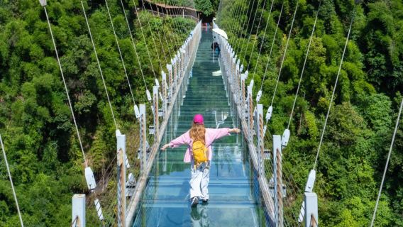 Pakej Persendirian ● Lawatan Sehari Sewaan Peribadi ke Hutan Buluh Chuanxi Qionglai + Bandar Lama Ping Le ● Pelancongan Chengdu ● Jemputan di Tempat