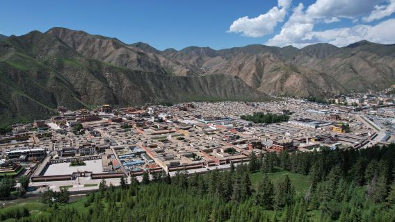 [Depart from Lanzhou] Private Car Day Tour to Labrang Monastery, Sangke Grassland and Ganjia Secret Land