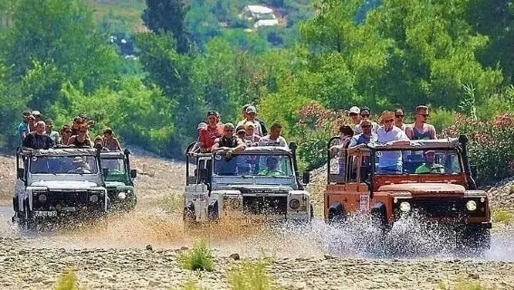 Tour en jeep por Alanya con safari todoterreno, almuerzo barbacoa y traslado de ida y vuelta al hotel