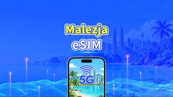 Malezja 5G eSIM | 3 sieci | Pakiet danych dzienny/łączny | 1–30 dni | Rozliczenie 24-godzinne | Kod QR
