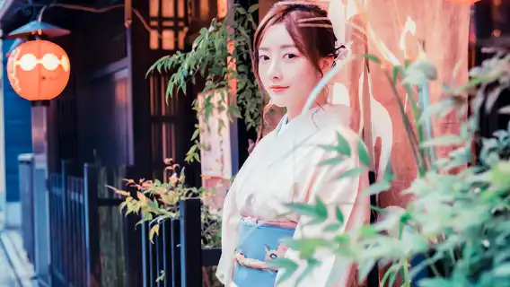 Kyoto first kimono experience with photoshoot at Kiyomizu-dera, Tokyo Asakusa Temple kimono reservation photography, Gion Chinese service available with multiple outfit options