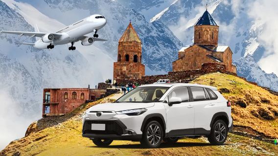 格魯吉亞第比利斯國際機場半日遊丨接/送機服務服務市區多種車輛類型可選