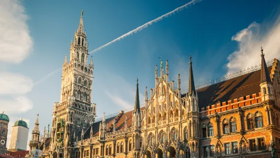 독일 + 뮌헨 신시청 + 뮌헨 왕궁 + 님펜부르크 궁전 공원 + 마리엔플라츠