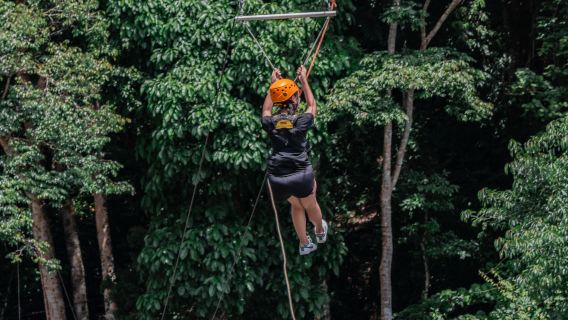 Sabah Kota Kinabalu Kiulu White Rafting & Jungle Zip Line Shared Day Tour