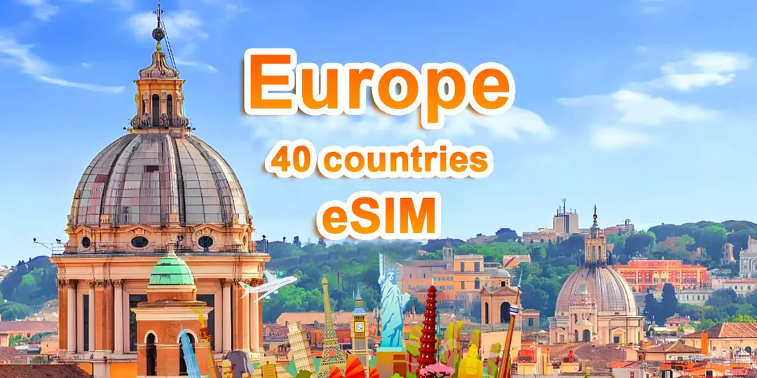 Europe 40 countries eSIM