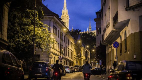Budapest Guided E-Scooter Tour by Night