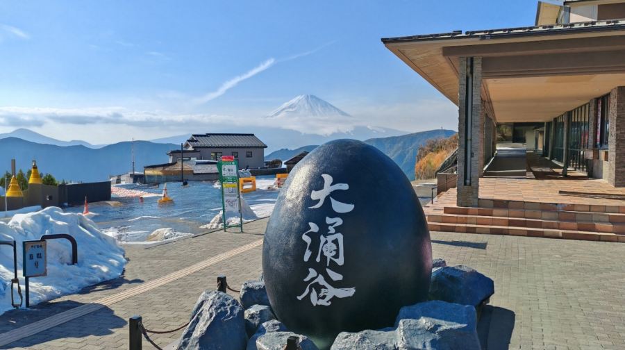 箱根大涌谷與山中湖一日遊，贈箱根空中纜車，可選9人小團接送