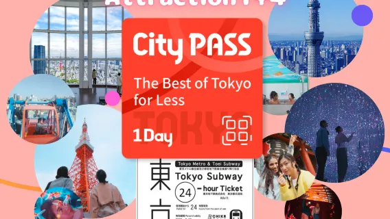 Tokyo City Pass 1-day Ticket