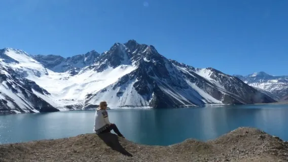 Laguna del Giorno delle Ande: Tour di Embalse El Yeso da Santiago del Cile