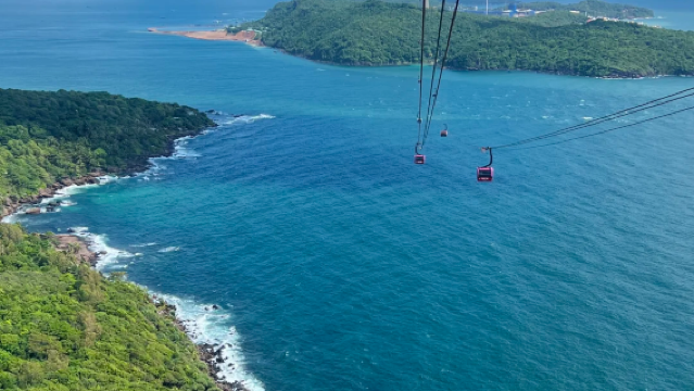 Perjalanan satu hari dengan perahu cepat ke tiga pulau di Pulau Phu Quoc + kereta gantung Aquatopia Water Park