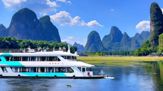 Tour Quế Lâm Dương Sóc du thuyền 3 sao/4 sao sông Ly + trôi bè tre sông Ngộ Long chơi thật thuần túy tour 1 ngày | đón tận nơi