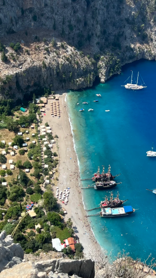 1-day private chartered tour to Fethiye, Oludeniz beach, Butterfly Valley and Love cave