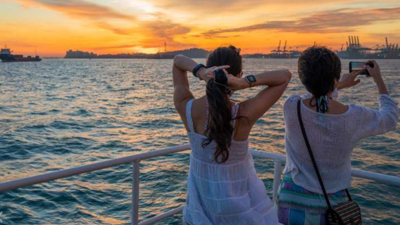 Singapore southern strait sunset dinner cruise