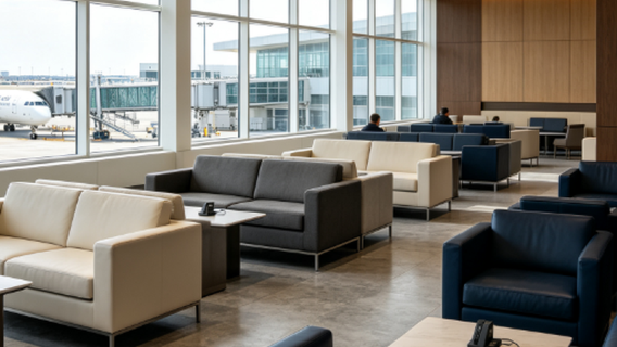 JFK New York John F. Kennedy International Airport VIP/waiting area pass/lounge/flight waiting/transfer/rest