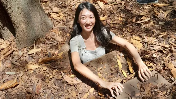 Featured tour with 28 reviews: Bilingual tours available for booking: Ho Chi Minh City Cu Chi Tunnel half-day tour with free pickup in Pham Ngu Lao area