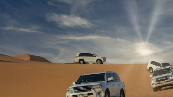 ซาฟารีชมทะเลทรายยามเย็น + อาหารค่ำแบบบาร์บีคิว