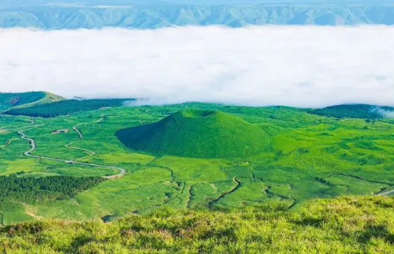 九州一日遊·贈阿蘇山接駁車：秘境神社+熊本阿蘇火山+黑川溫泉