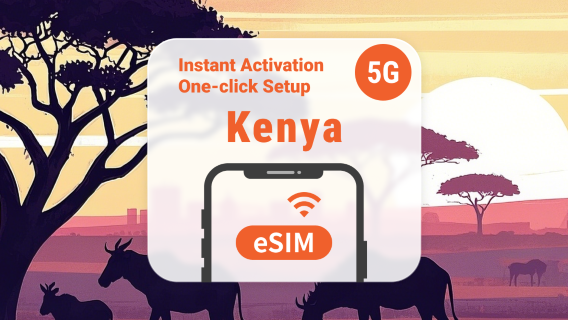 Kenia eSIM | ChatGPT | 1–30 dagen | Directe QR-code