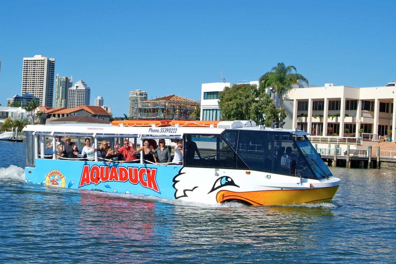 Aquaduck Gold Coast - City Tour and River Cruise Experience