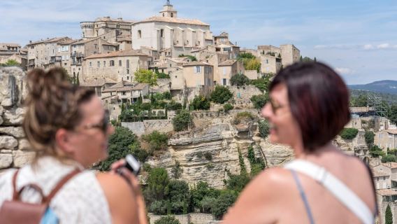 Depuis Aix-en-Provence : visite d'une journée du marché et des villages du Luberon