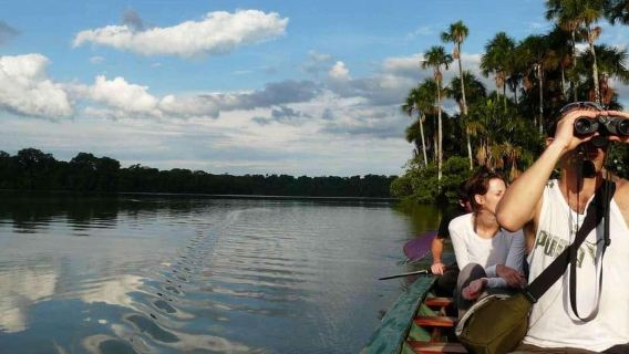 Trekking through the jungle and Lake Sandoval