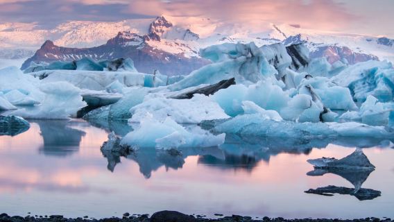 Iceland Glacier Lagoon, Diamond Beach, South Coast Waterfalls, and Vik 1-day tour|Optional cruise in summer