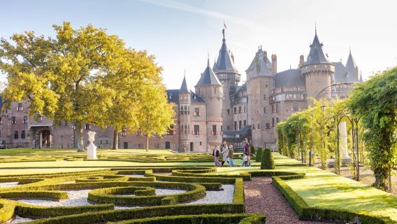 Utrecht: entrada al parque y jardines del castillo de De Haar