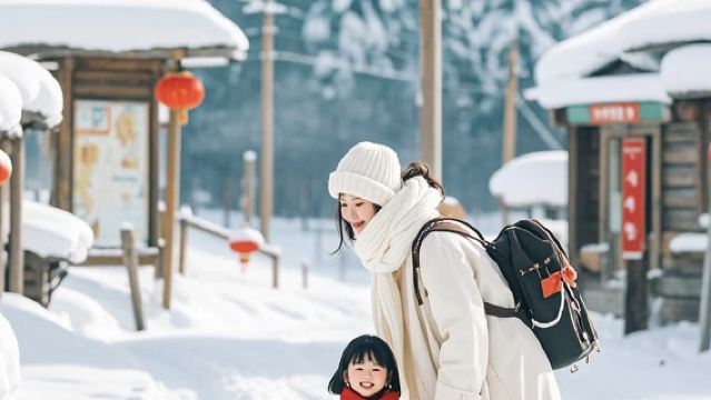 雪鄉一日遊【私人導覽◆1對1服務◆含景點門票◆亞布力滑雪旅遊度假區上門接】