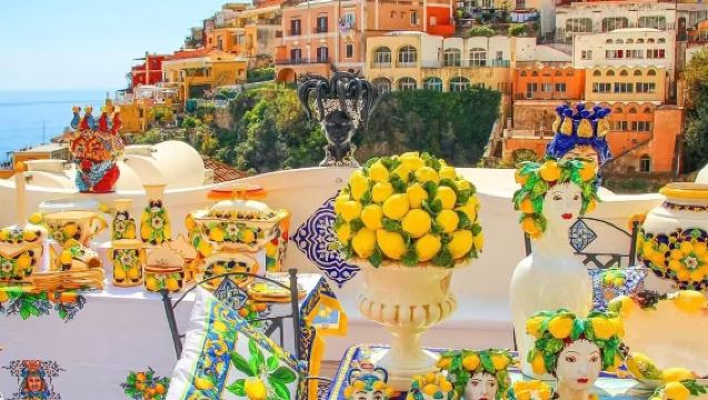 1-day tour of Naples + Sorrento + Positano + Amalfi Coast in Italy