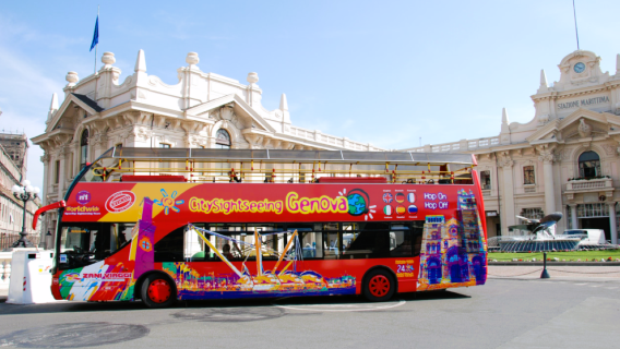 City sightseeing Genoa hop-on hop-off bus tour - explore Columbus' hometown